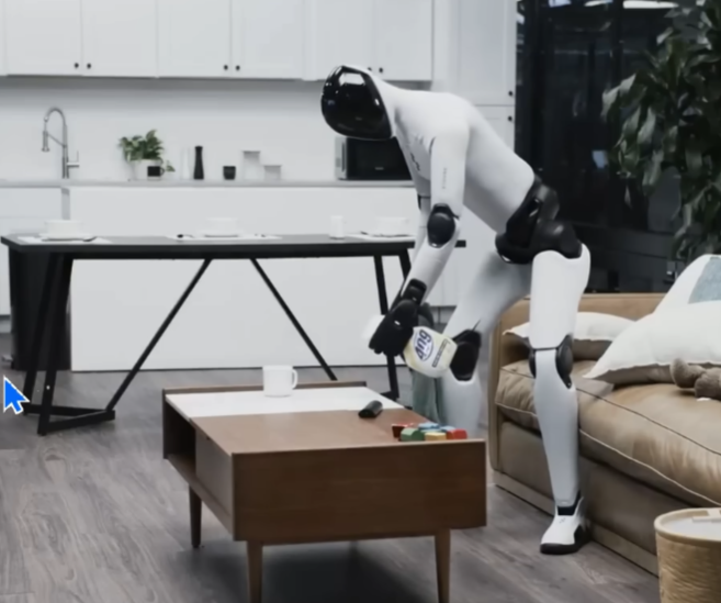 피규어AI 스프레이 뿌리는 모습