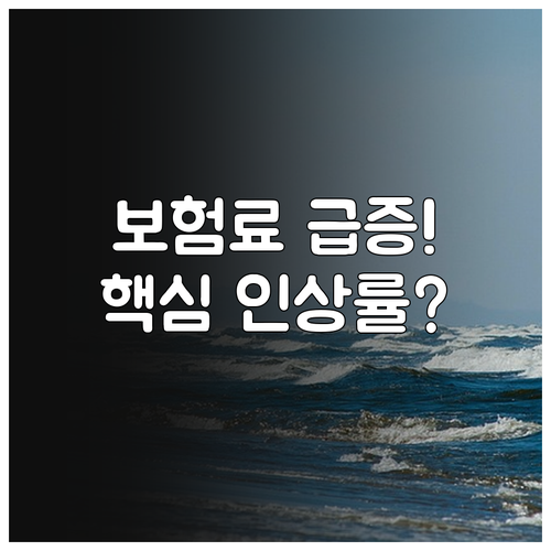 AIA생명 갱신형 건강보험료 급증 대..