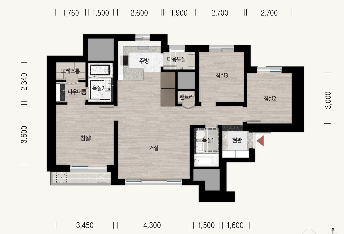동탄 대방 엘리움 평면도