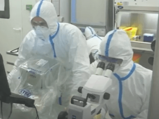 코로나19 연구 장면