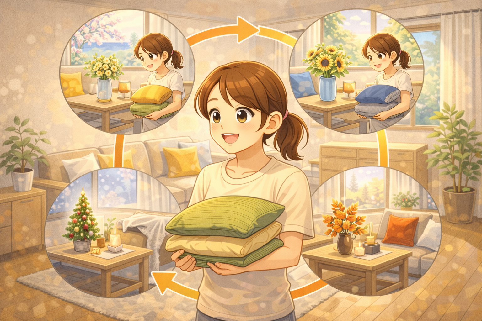 계절마다 바꾸는 미니멀 셀프 인테리어 방법