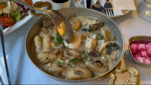 트러플 크림 홈메이드 뇨끼 수란 터트리는 영상