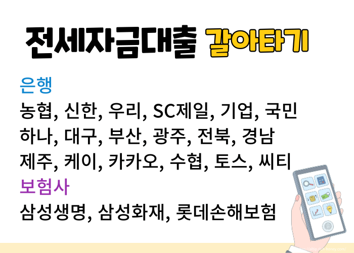 전세자금대출 갈아타기