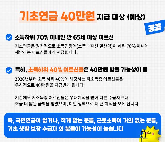 기초연금40만원예상