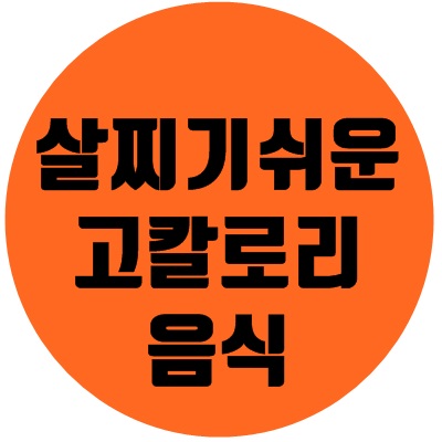 고칼로리음식종류