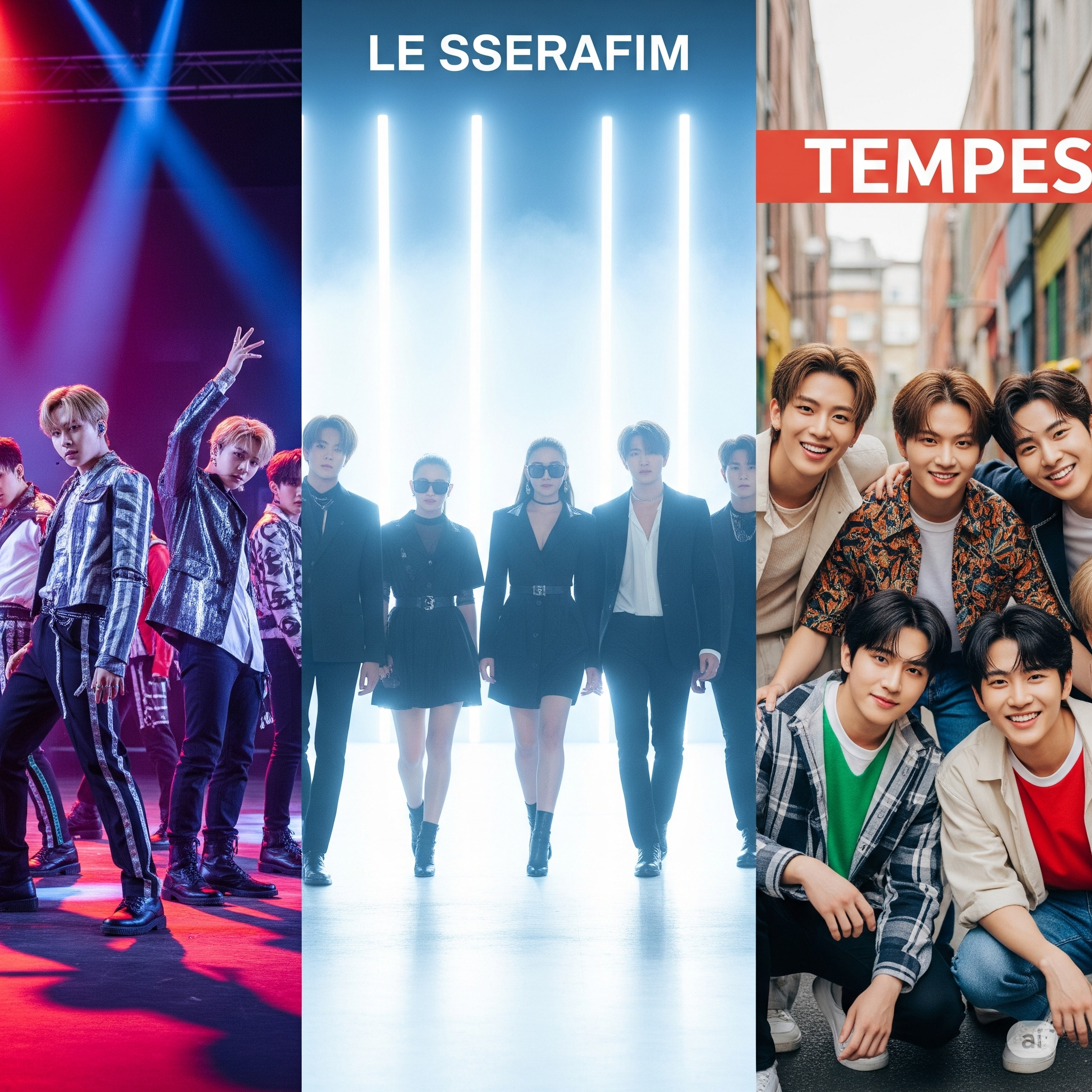 스트레이키즈, 르세라핌, 템페스트