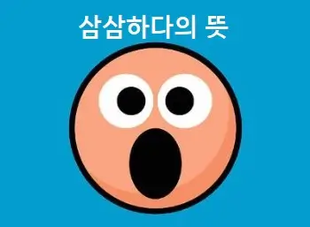 삼삼하다의 뜻