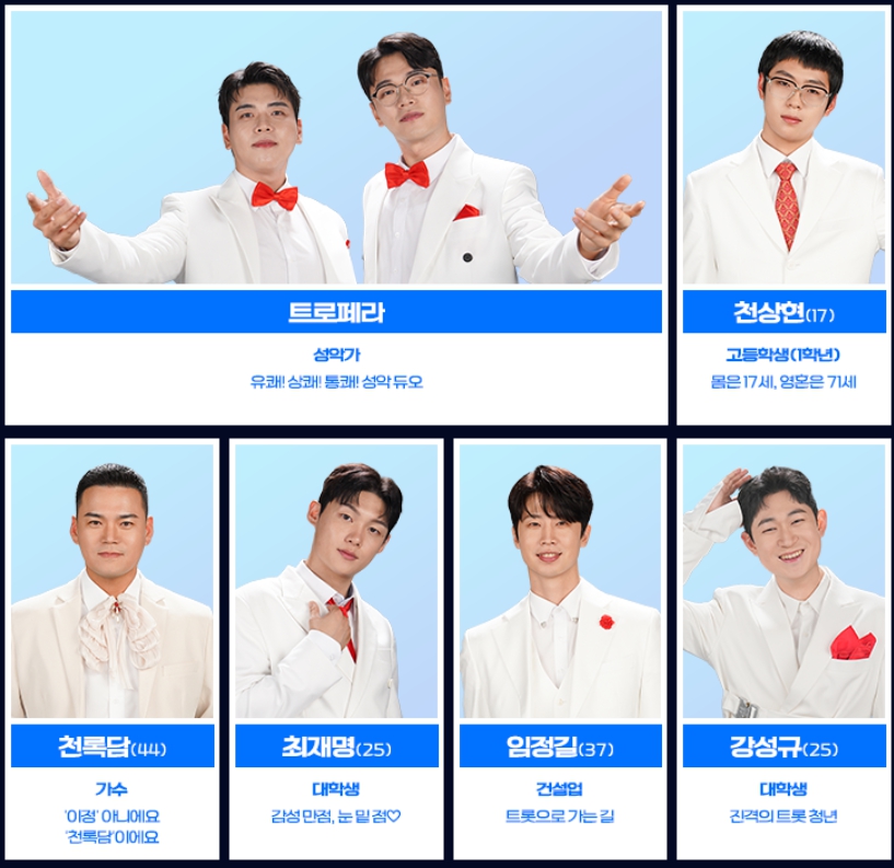 미스터트롯3 참가자