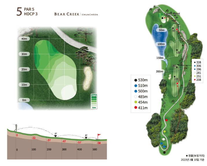 베어크리크 춘천 골프클럽 코스공략도 05