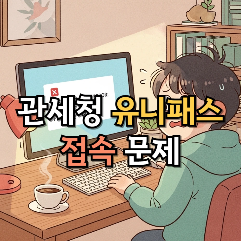 관세청 유니패스 접속 문제 해결 가이드