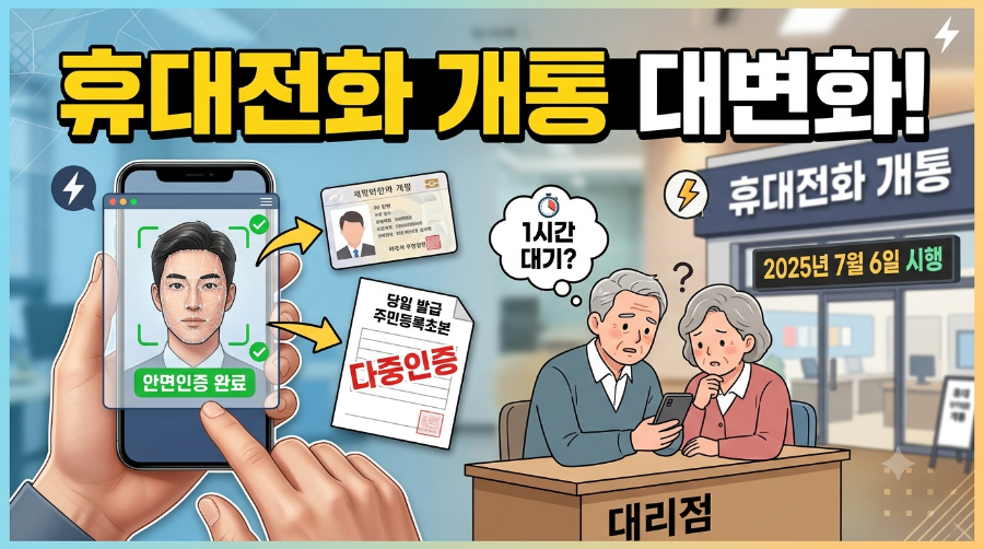 휴대전화 개통 절차 강화
