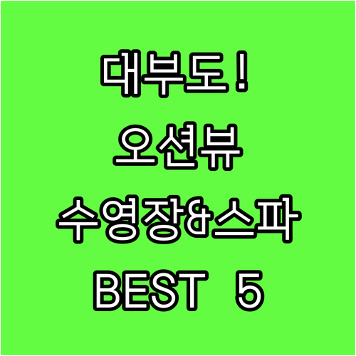 대부도 펜션 추천 오션뷰 수영장 스파..