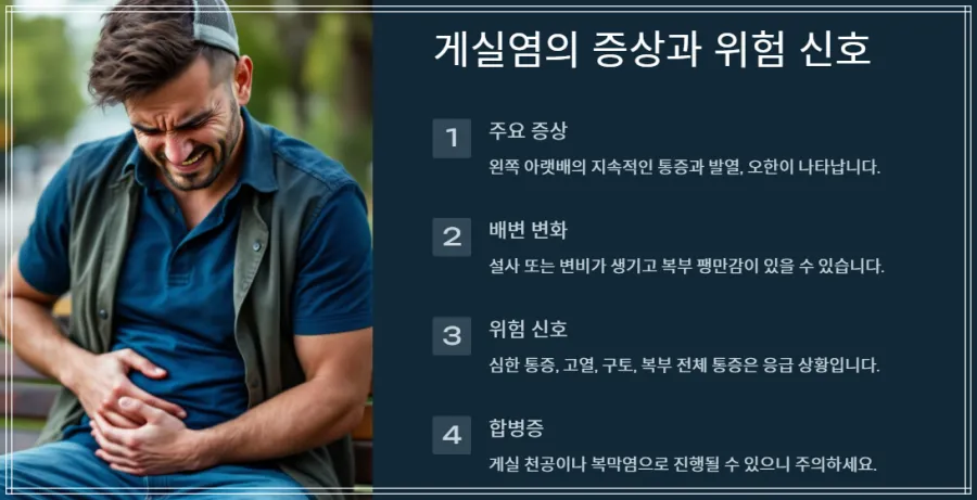 게실염의-증상
