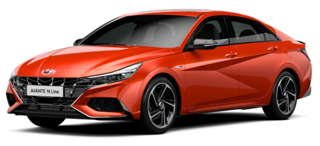 라바 오렌지( 색상코드 : YR2) 아반떼 N라인 색상코드 - 라바 오렌지( 색상코드 : YR2)