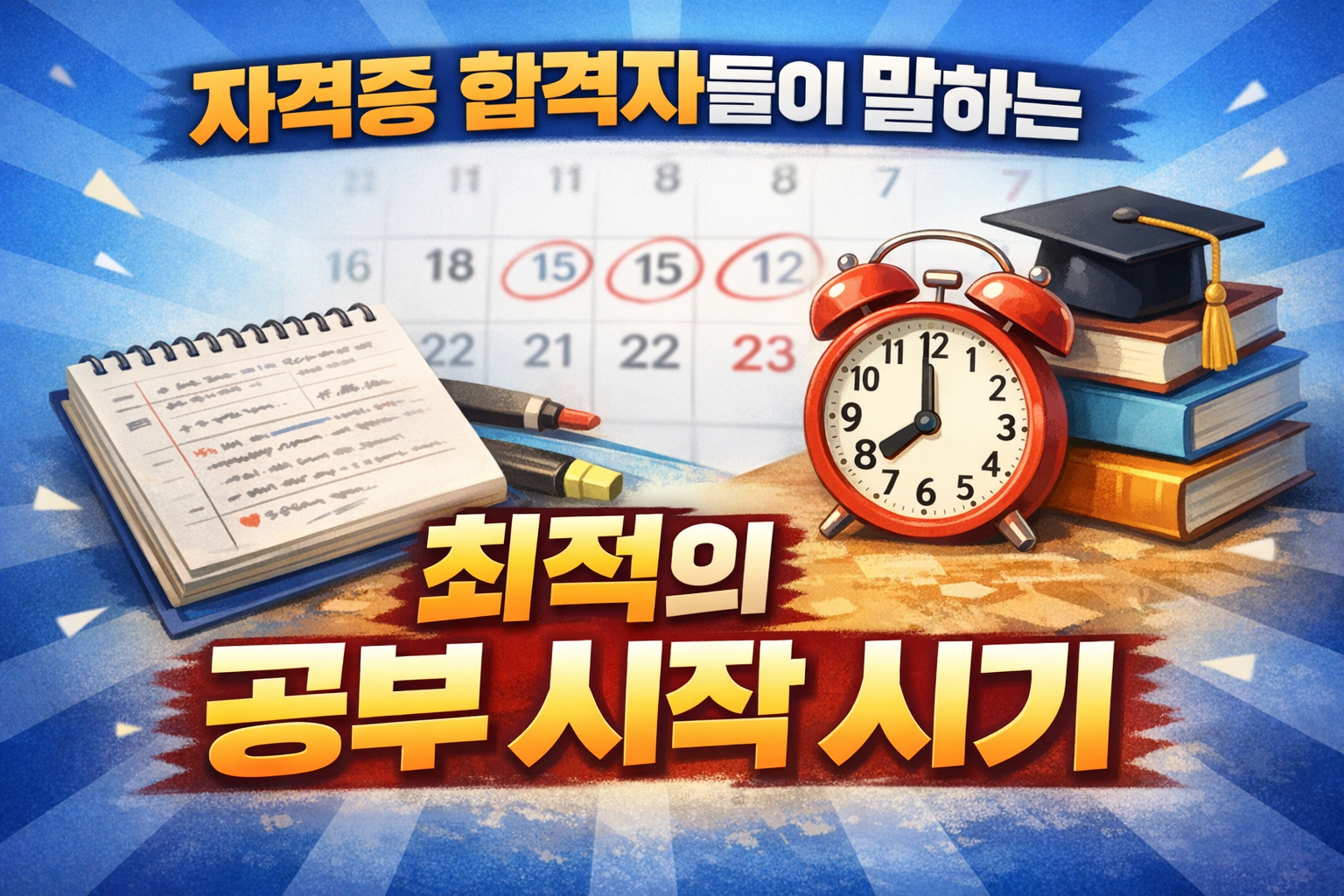 자격증 공부 언제 시작해야 할까