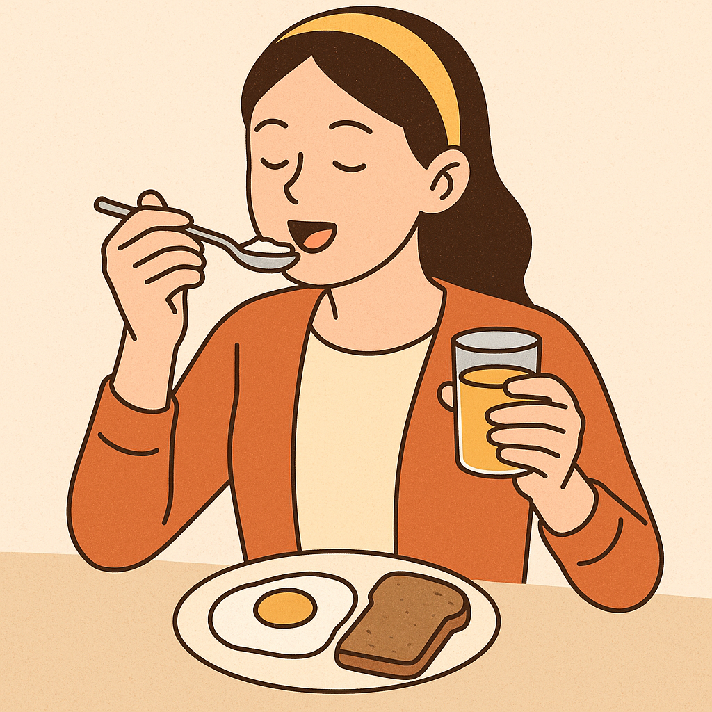 아침 식사 거르지 않기