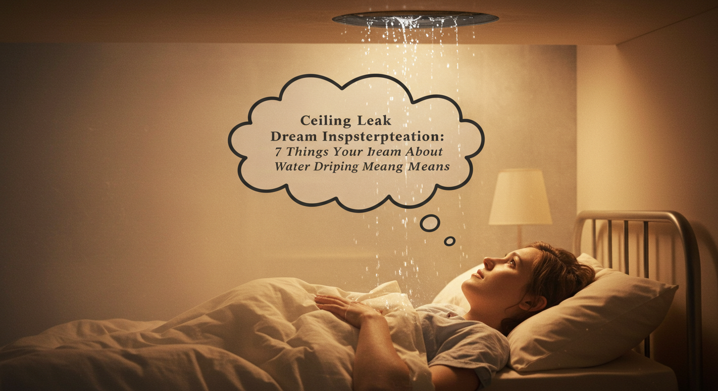 천장 누수 꿈 해몽