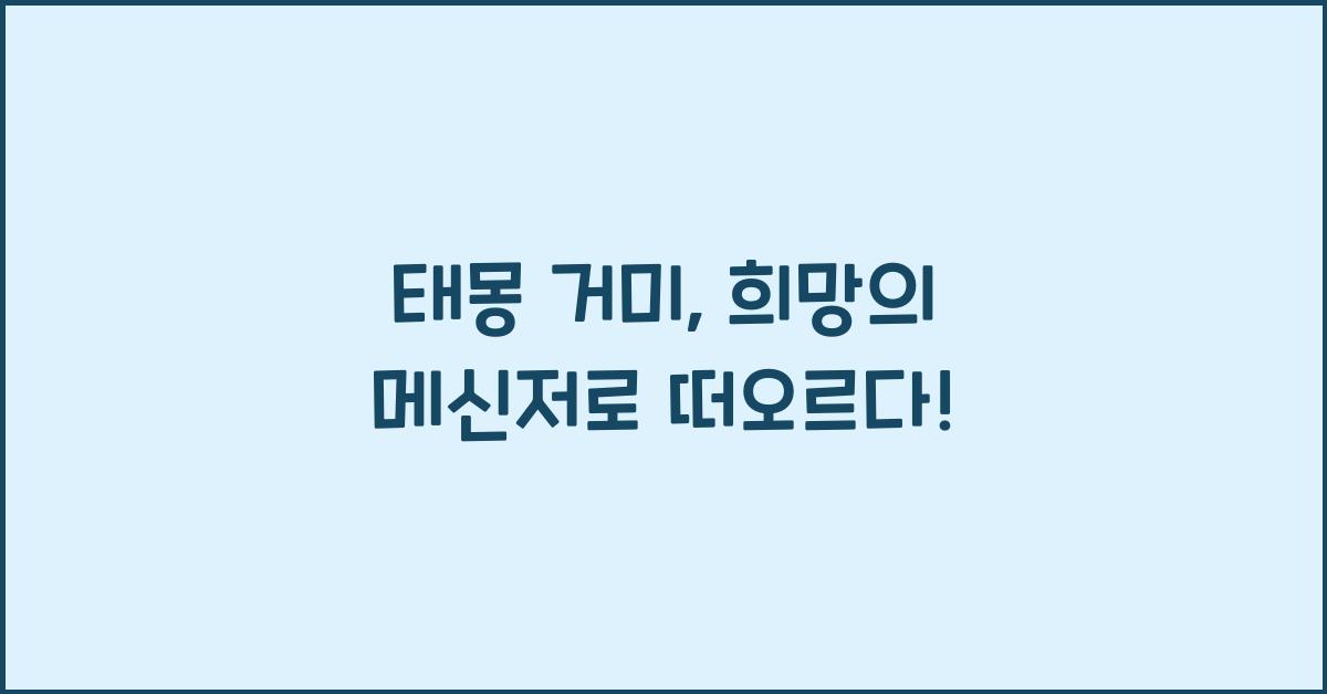 태몽 거미