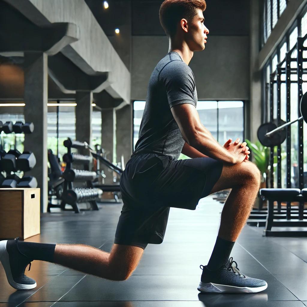 런지 자세 동영상