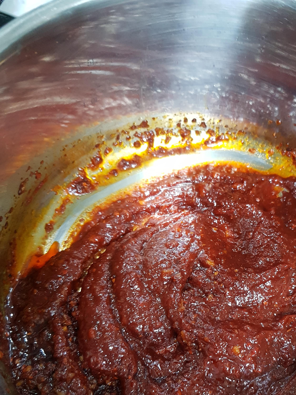 스팸고추장찌개