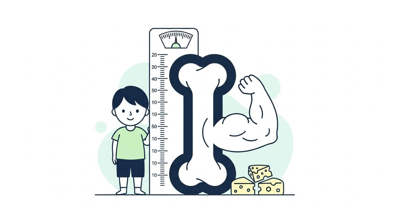 칼슘: 성장판을 위한 필수 자원