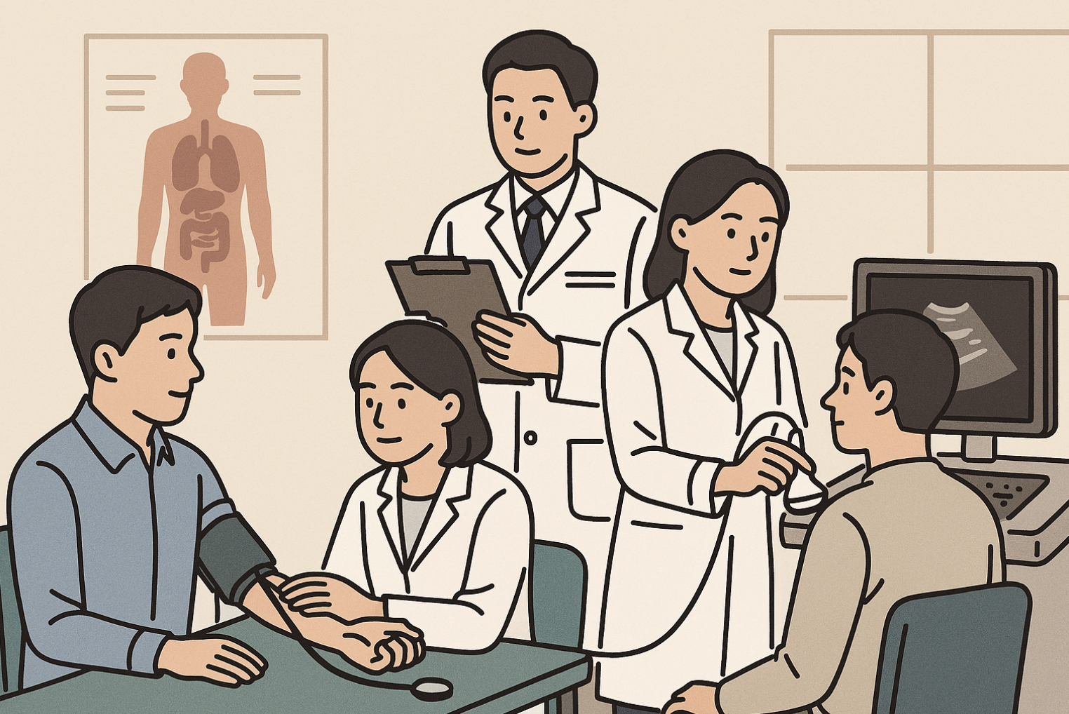 건강검진 이미지