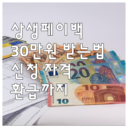 상생페이백 30만원 받는 법: 신청 ..