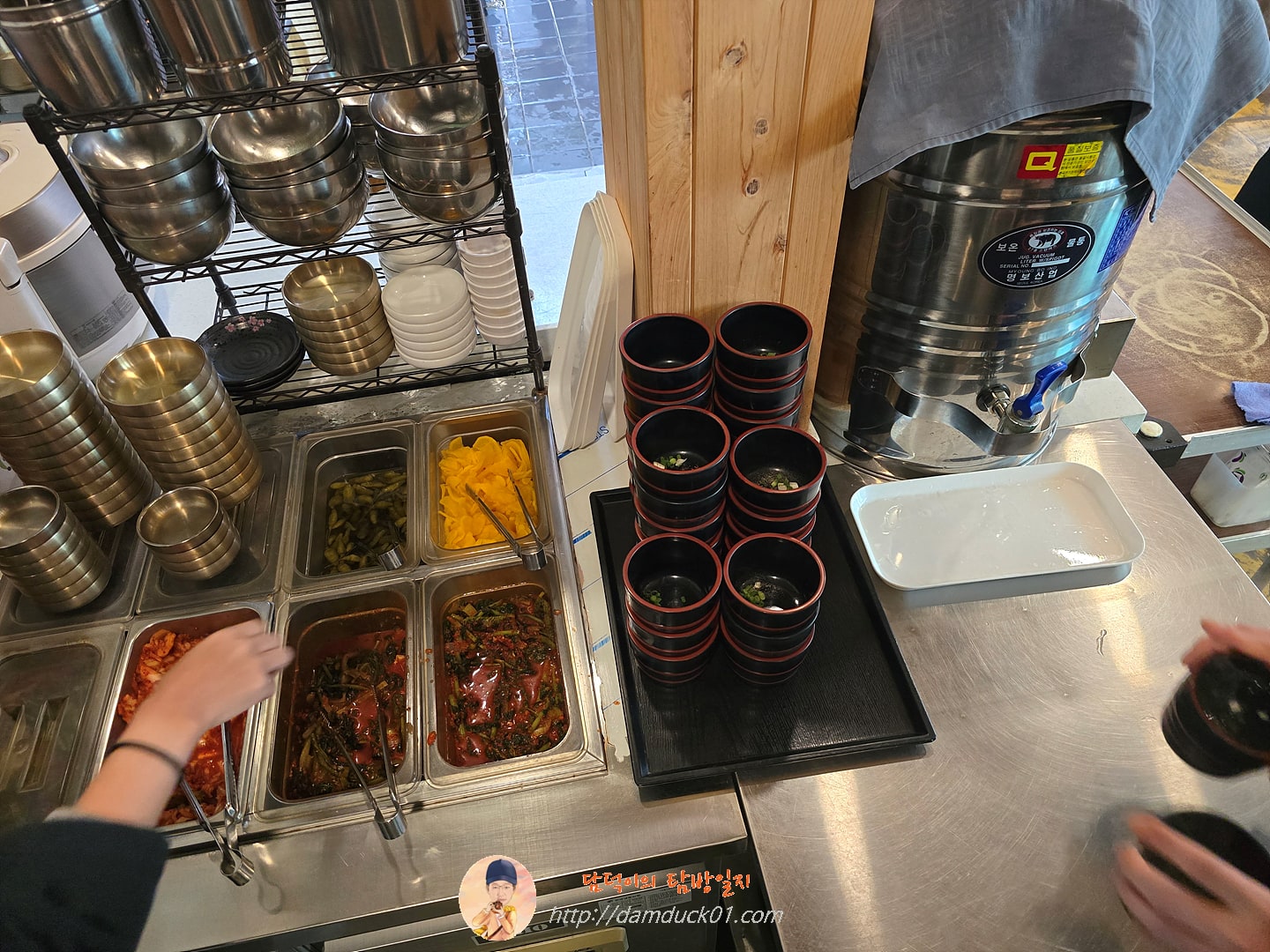 단지국수 셀프 바