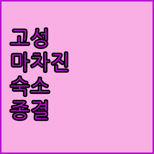 강원도 고성 마차진리 숙소 추천 민박..