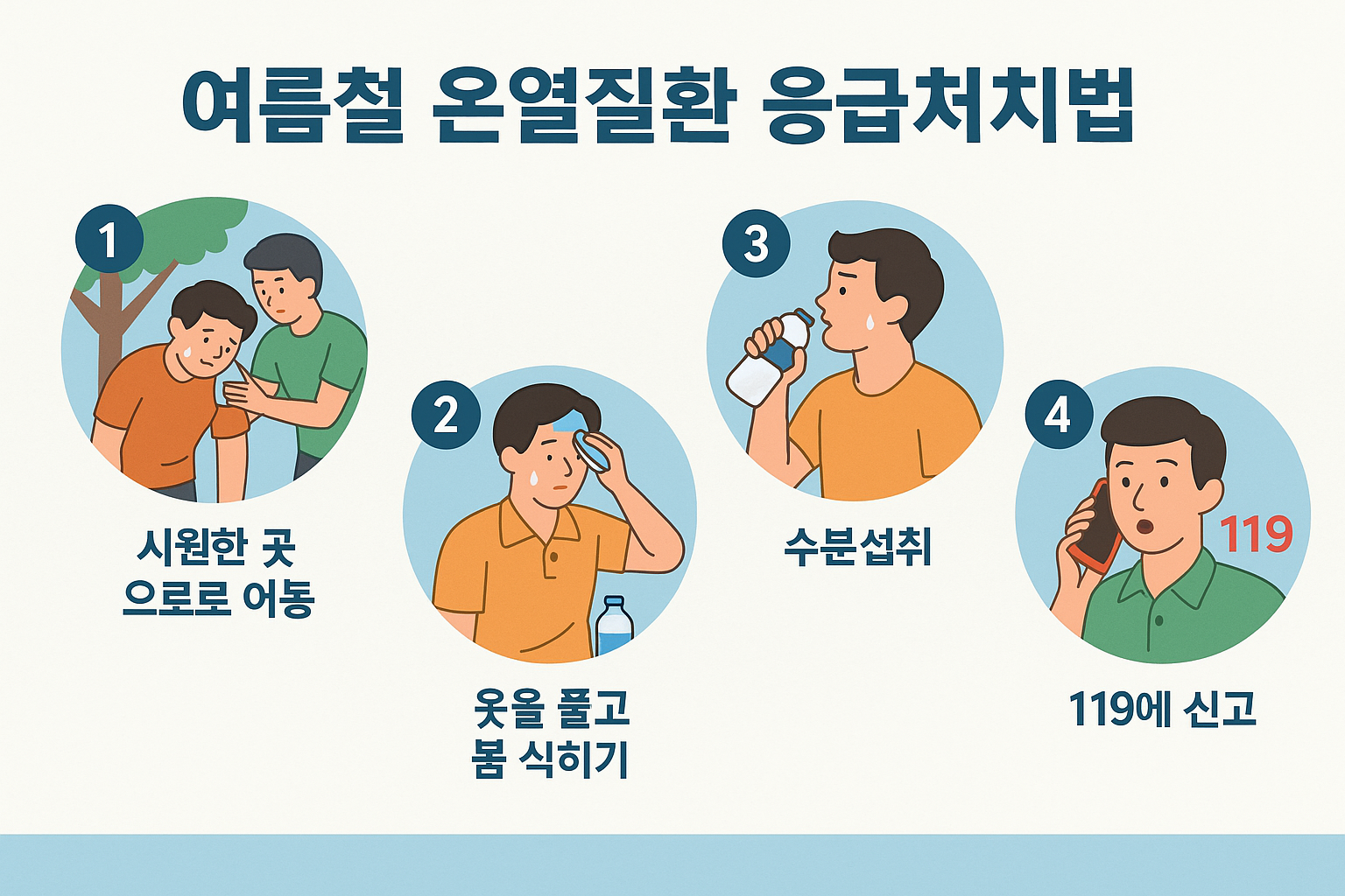 2025 여름철 온열질환 응급처치법 총정리