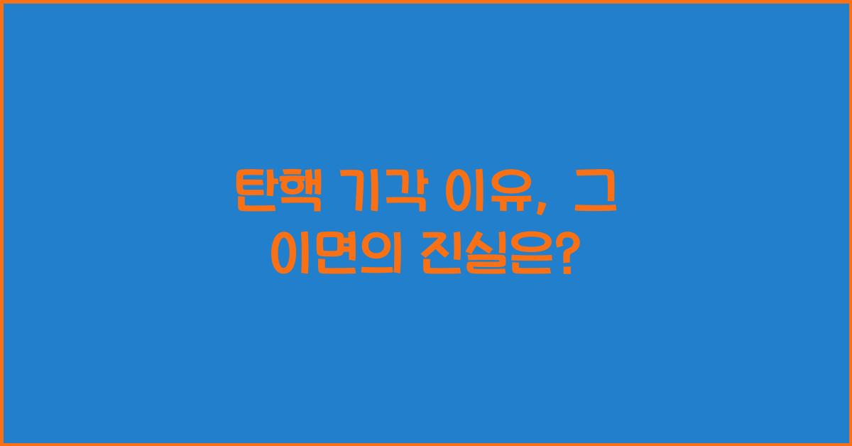 탄핵 기각 이유