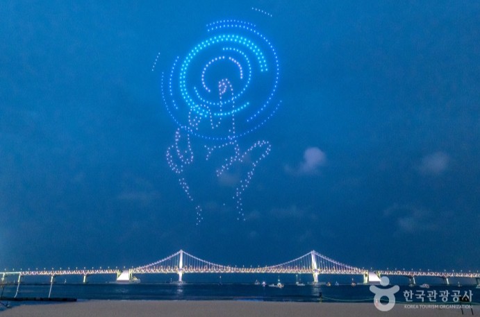 광안리 M 드론라이트쇼 행사사진