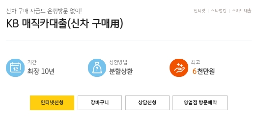 KB국민은행 매직카대출