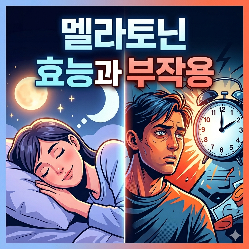 멜라토닌 효능과 부작용