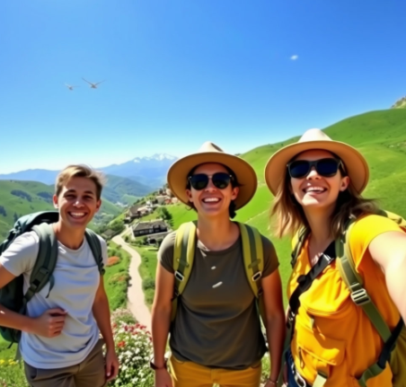 청년여행하는그림