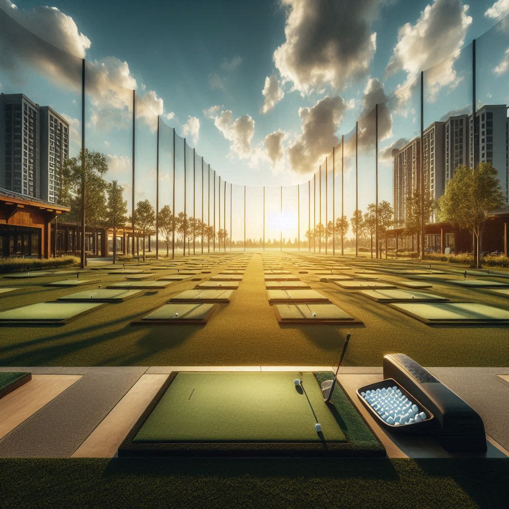 실외골프연습장 배경
