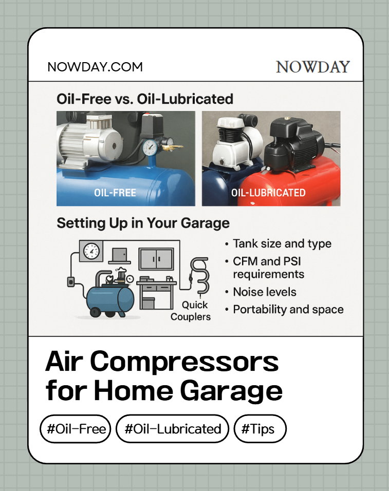 Air Compressors for Home Garage – What Size Do You Really Need?