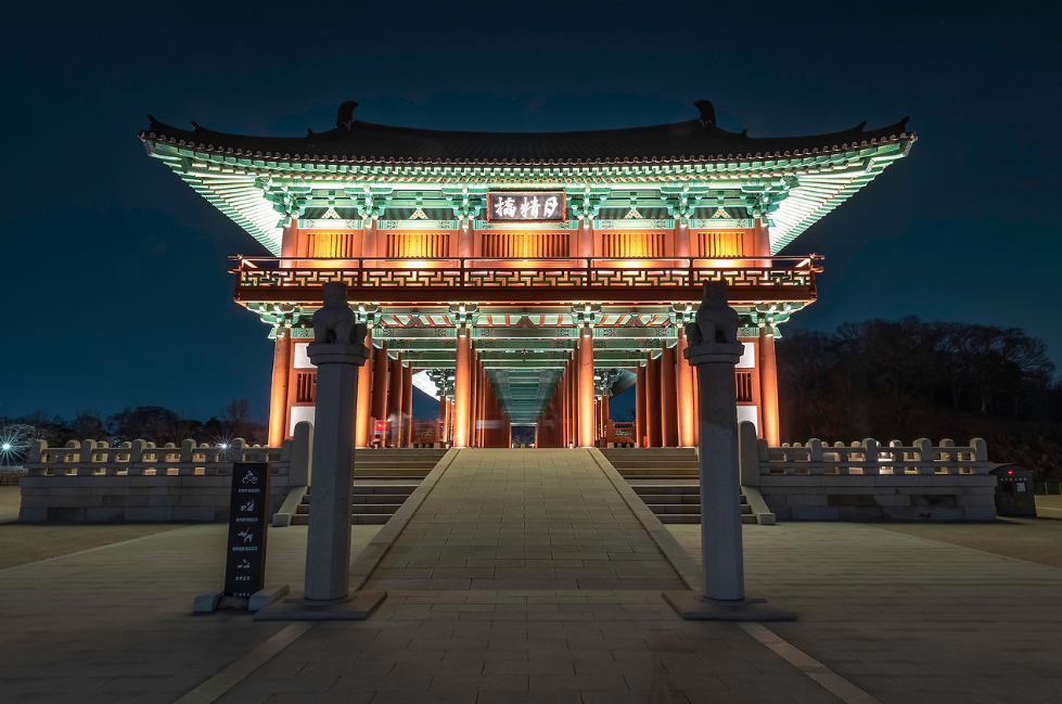 경주 월정교 야경