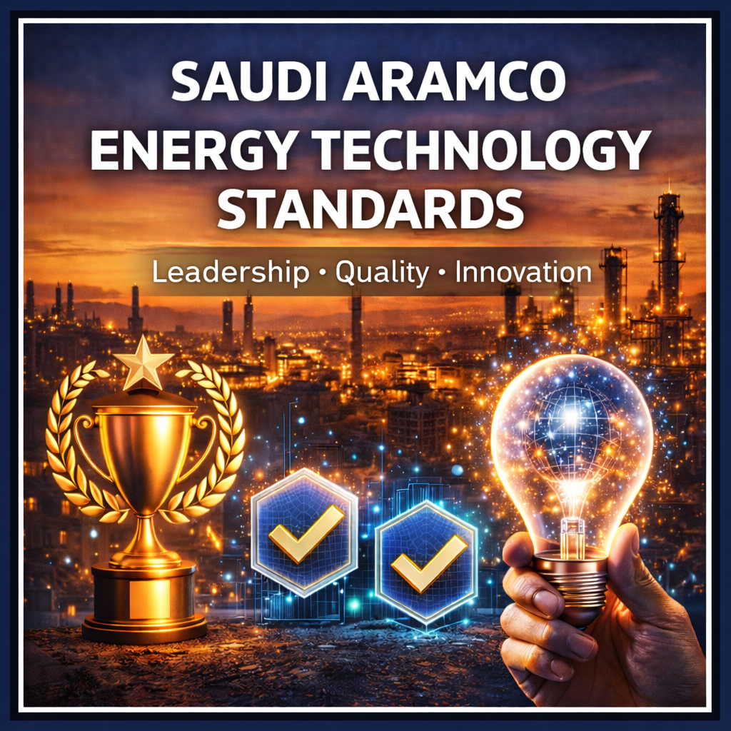 사우디아람코 에너지 기술 표준: 리더십, 품질, 혁신