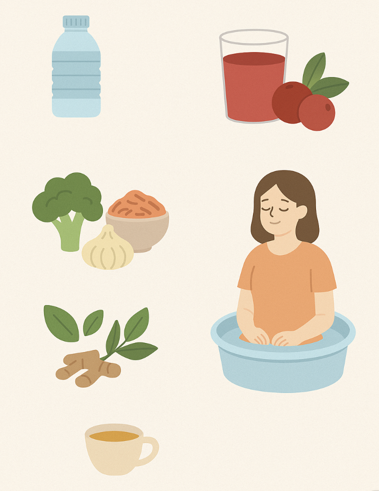 방광염에 좋은 치료법 이미지