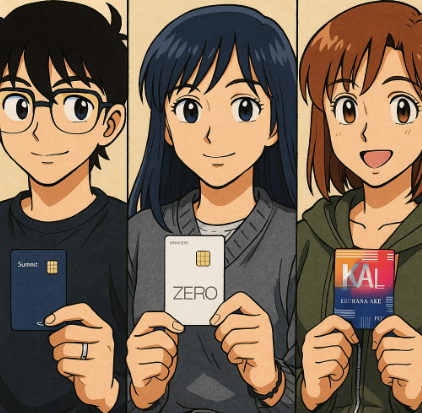 현대카드를 제일 많이 쓰는 이유-대한항공카드060, 현대카드zero, 현대카드 summit 후기