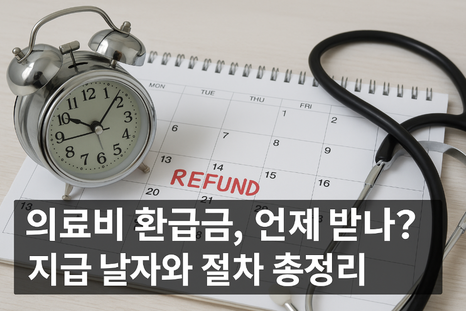 의료비 환급금, 언제 받나? 지급 날짜와 절차 총정리