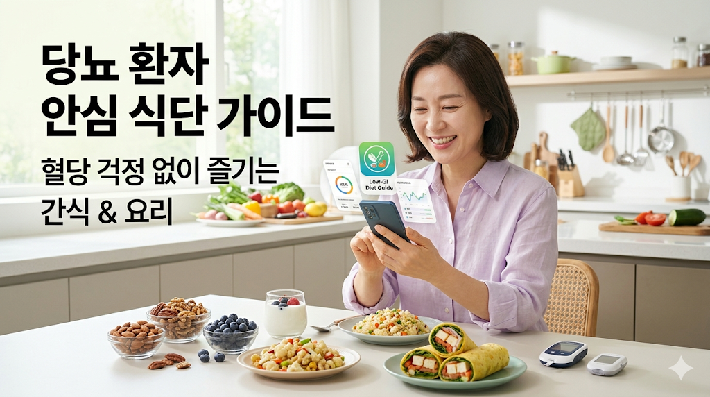 혈당 스파이크 없는 당뇨 간식, 요리, 저GI 식단 가이드