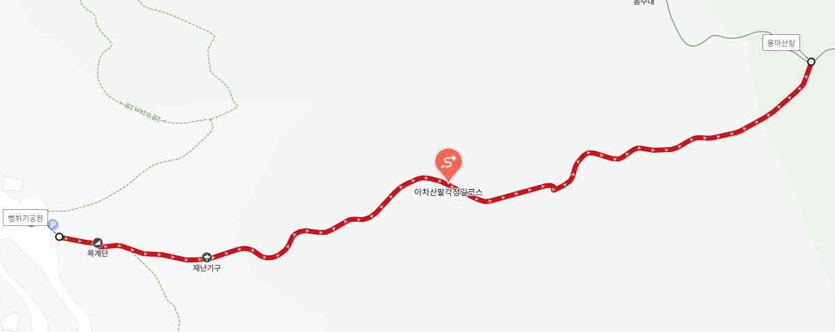 아차산 등산코스 소요시간 주차정보