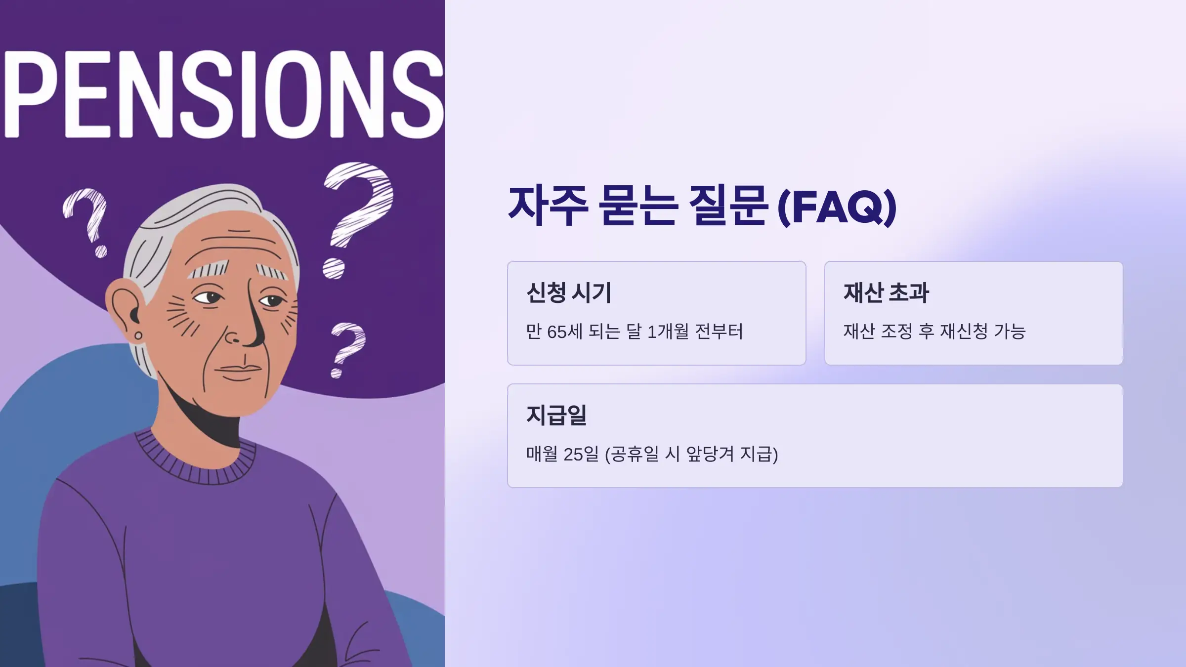 기초연금 재산기준, 자격 확인, 재산 평가 항목, 기초연금 신청방법