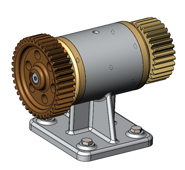 동력전달장치 (솔리드웍스 (SolidWorks) 어셈블리 고정부품/이동 가능 부품 구분하는 방법)