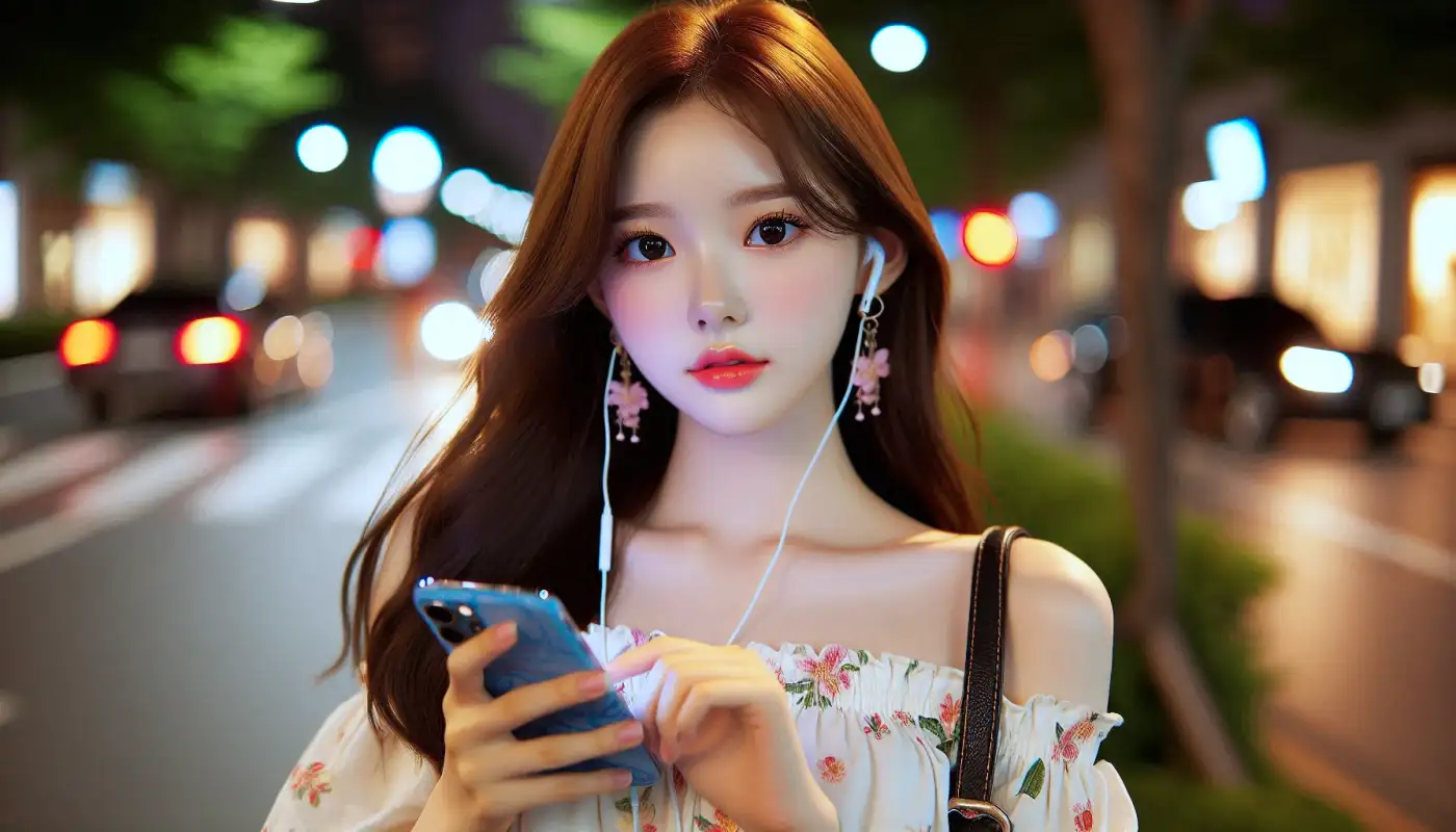 아이폰-별-찍는-법을-활용하는-여성의-모습