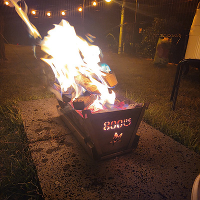 밤에찍은_화로대_사진