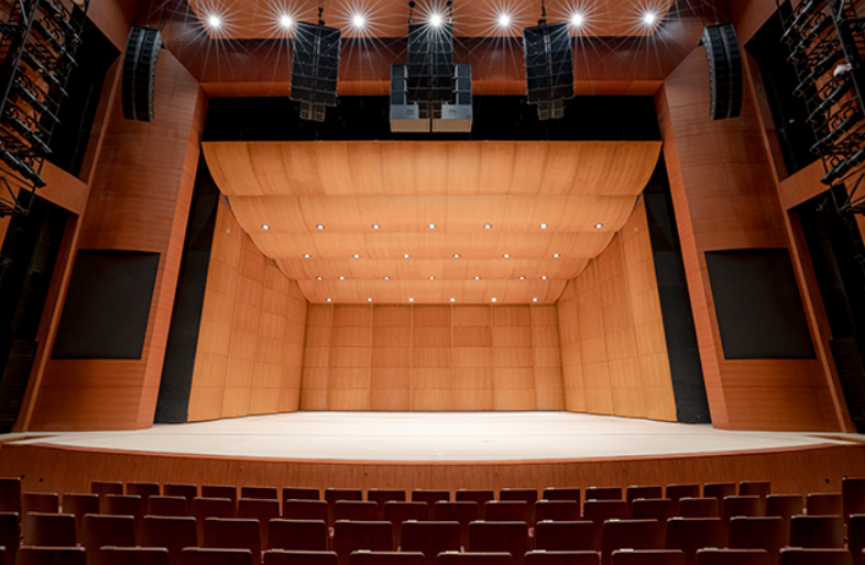 해오름극장 1층 B구역 7열 10석에서 바라본 무대전경