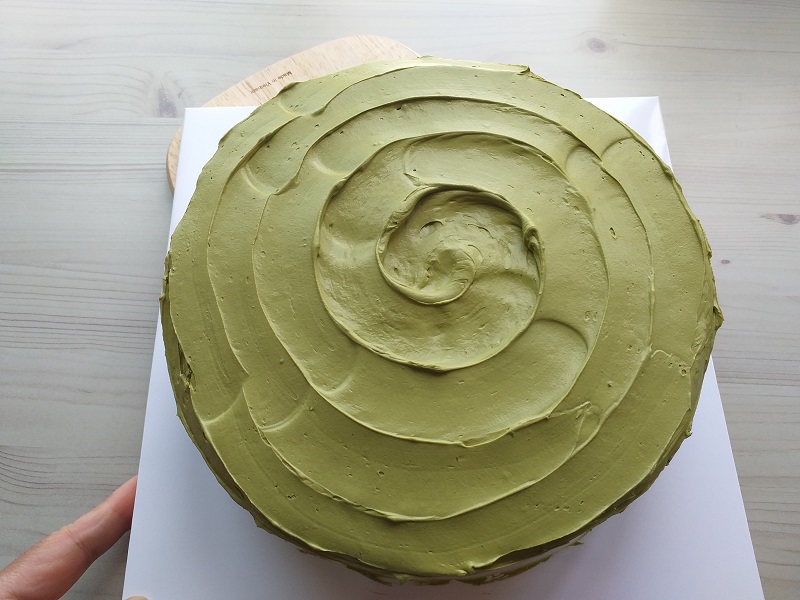 케이크만들기, 녹차케이크
